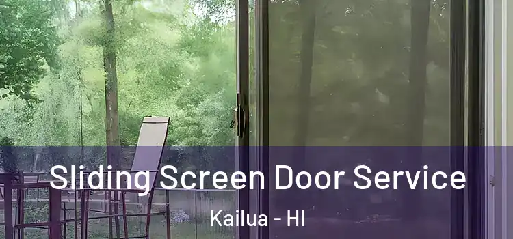 Sliding Screen Door Service Kailua - HI